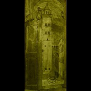 Painting of the Palazzo's tower