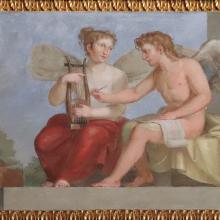 Gabinetto del Sovrano - Apollo con le divinità delle arti: allegoria della musica