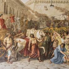 Sala delle Guardie, il trionfo di Traiano