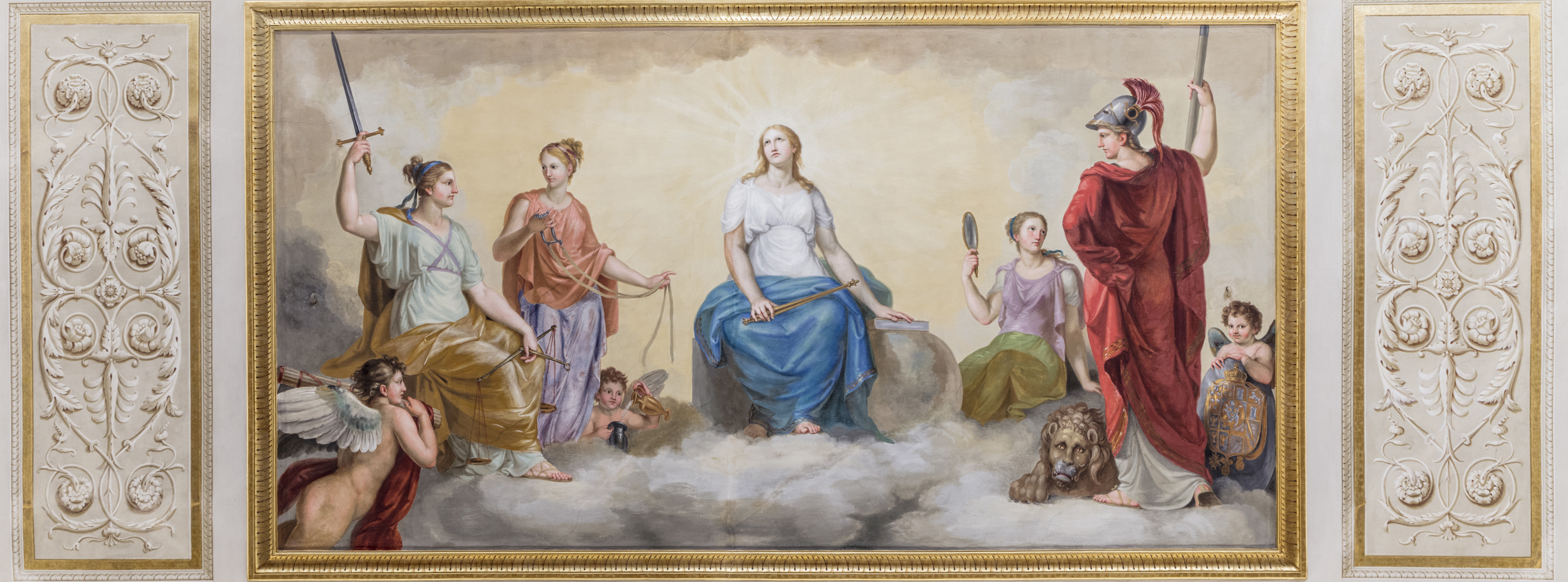 Opera la Personificazione della Sapienza - Sala del Trono