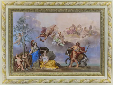 Immagine sala dei Consiglieri di palazzo Ducale