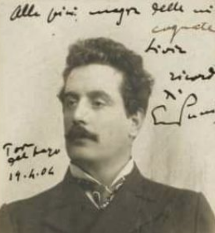 Immagine del compositore Giacomo Puccini 