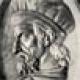 Volto di Paolo Guinigi su un metallo in rilievo