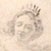 Pietro Testa - Dipinto di un volto di donna con corona